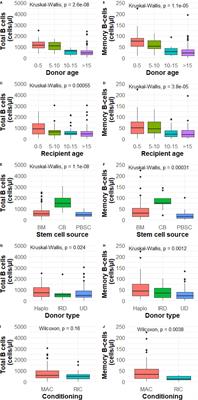 Modeling Influencing Factors in B-Cell Reconstitution After Hematopoietic Stem Cell Transplantation in Children